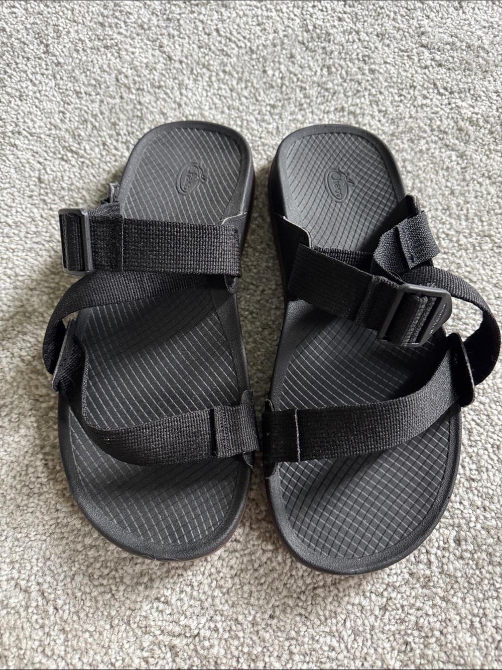 Men’s Black Chaco Sandals (M9)